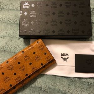 MCM trifold wallet